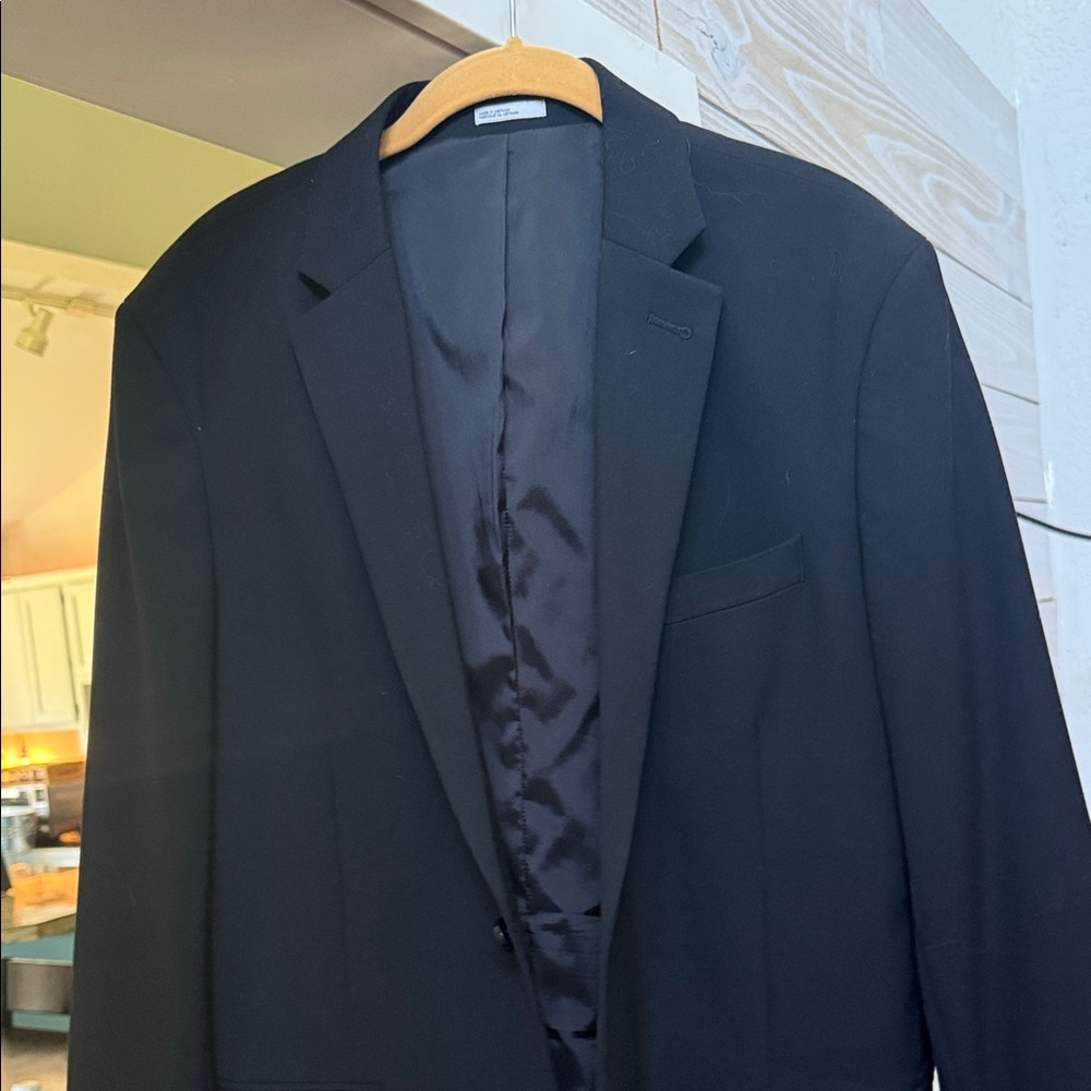 Calvin Klein Black Sport Coat Classic Fit